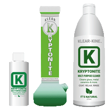 Load image into Gallery viewer, KLEAR Kryptonite cousin pack 3 bottle of the best 420 bong cleaning solutions coat relax rinse bong cleaner for 710 dab rigs 

