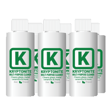 Load image into Gallery viewer, KLEAR Kryptonite Bong Cleaner Extended Vacation Pack 420  pipe cleaning solution. Best formula420 bong cleaning solution kryptonite coats the glass for best results.  710 cleaning solution
